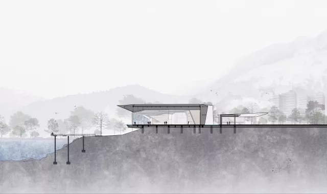 剖面圖，天華建筑設(shè)計